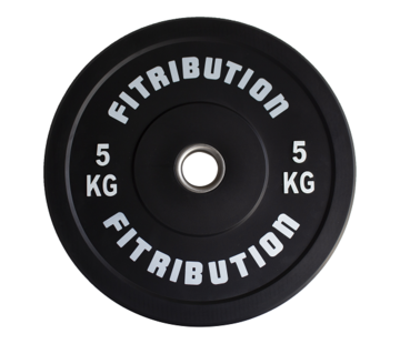 Fitribution 5kg bumper plate rubber 50mm