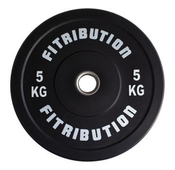 Fitribution 5kg bumper plate rubber 50mm