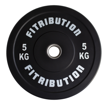 Fitribution 5kg schijf bumper plate rubber 50mm