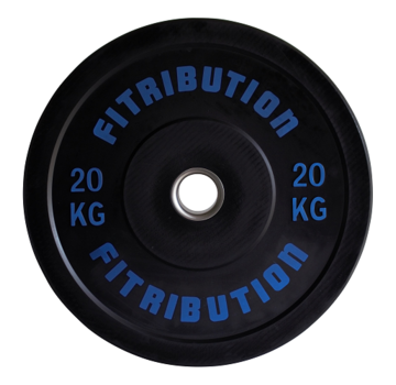 Fitribution 20kg bumper plate rubber 50mm