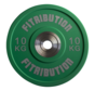 10kg bumper plate urethane 50mm (green)