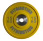 15kg disco de parachoques de uretano 50mm (amarillo)