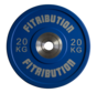 20kg bumper plate urethane 50mm (blue)