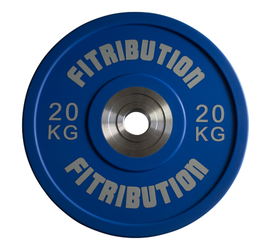 20kg bumper plate urethane 50mm (blue)