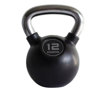 Fitribution 12kg kettlebell caoutchouc