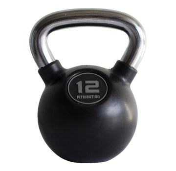 Fitribution 12kg kettlebell caoutchouc