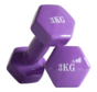 Aerobic dumbbells 3kg (1 pair)