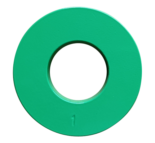 Fitribution 1kg disque fractionnaire acier 50mm (vert)