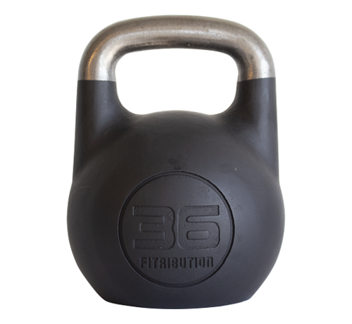 Fitribution 36kg holle stalen competitie kettlebell  (hollow competition kettlebell)