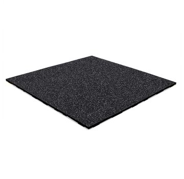 Fitribution Rubber gym tile CONNECT 100x100x2cm light grey speckles