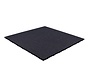 Rubber gym tile CONNECT 100x100x2cm black with dark grey speckles