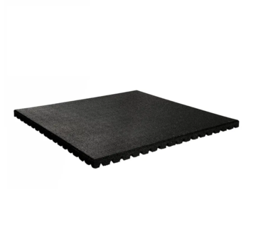 Fitribution Placa de caucho PRO 100x100x4,3cm negro