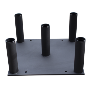 Fitribution Soporte vertical para 5 barras