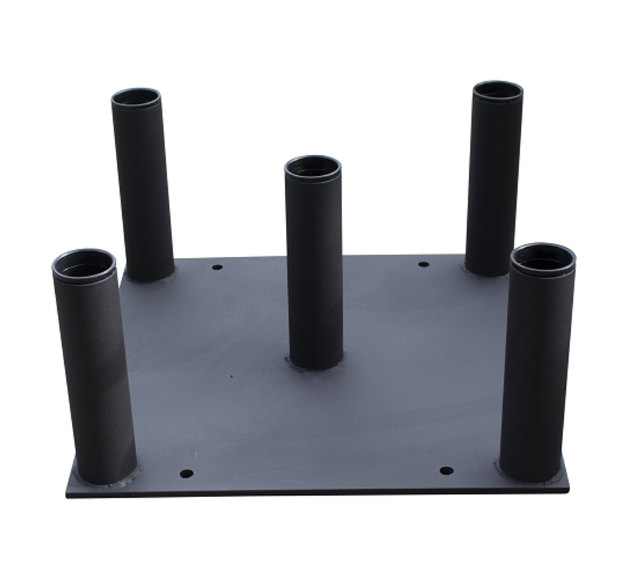 Soporte vertical para 5 barras