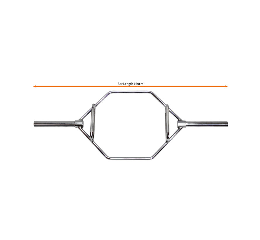 Barra olímpica hexagonal / Trap bar 160cm 50mm