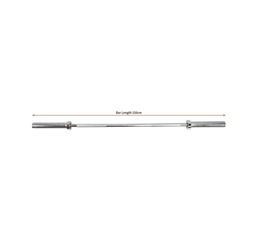 Olympic bar 150cm 50mm hard chrome