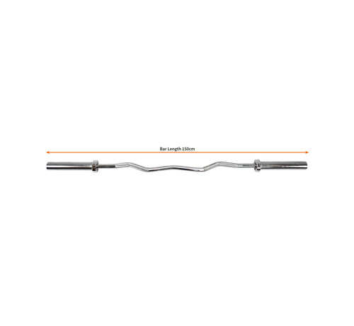 Fitribution Olympic EZ curl bar XL 50mm 150cm  hard chrome