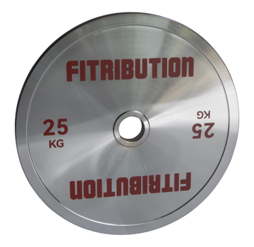 Fitribution 25kg Gekalibreerde stalen schijf (chroom)