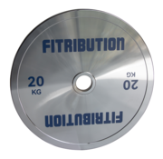 Fitribution 20kg Gekalibreerde stalen schijf (chroom)