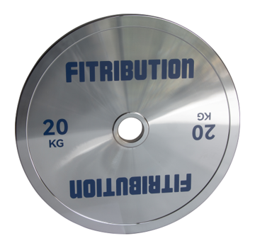 Fitribution 20kg Gekalibreerde stalen schijf (chroom)