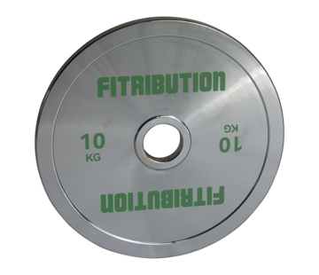 Fitribution 10kg Chrome calibrated steel plate