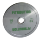 10kg Chrome calibrated steel powerlifting plate