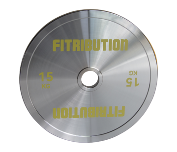 Fitribution 15kg Chrome calibrated steel plate