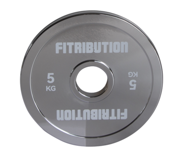 Fitribution 5kg Chrome calibrated steel plate