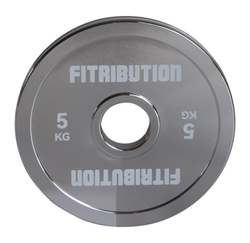 Fitribution 5kg Chrome calibrated steel plate