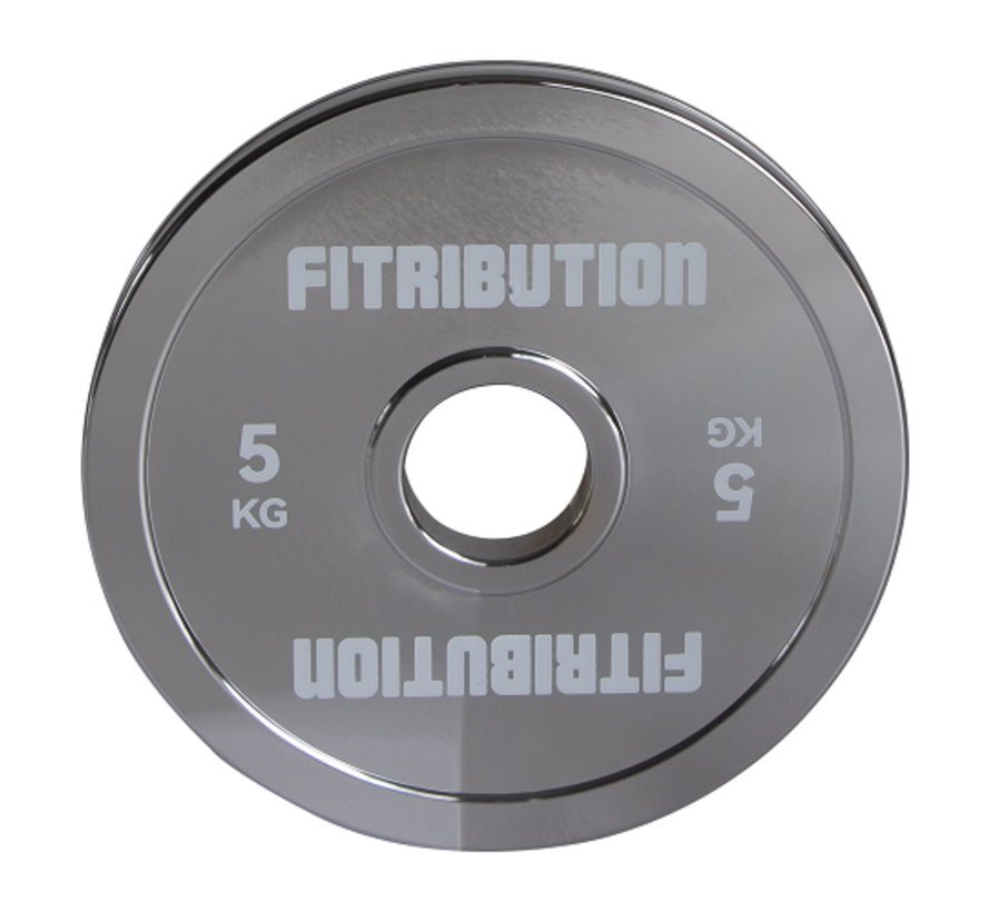 5kg Disco de metal calibrado powerlifting (cromado)