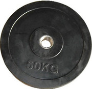 Fitribution 50kg Disco De Peso HQ Caucho 50mm