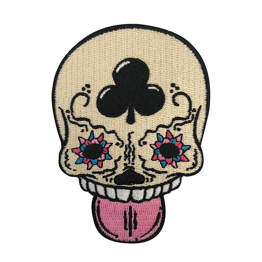 Calavera Vanilla Embroidered Patch By Creamlab Creamlab