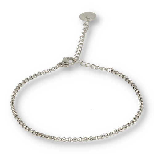 My Bendel Fine silver link bracelet