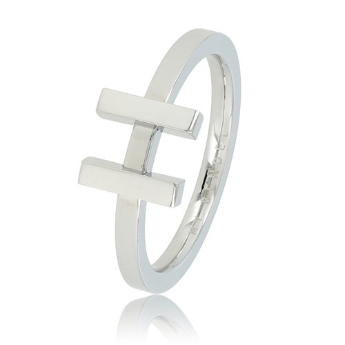 My Bendel Unieke ring zilver - Damesring Stainless steel hypoallergeen