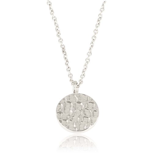 My Bendel Chain with round moon charm - Silver