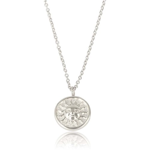 My Bendel Zilveren Zon Ketting - Blijft Stralend en Vrolijk