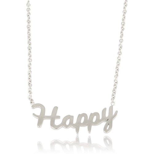 My Bendel Zilveren Ketting met Happy Bedel - Hypoallergeen Sieraad