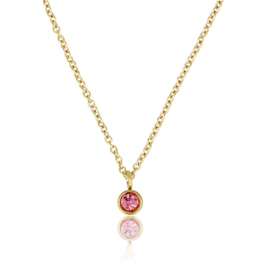 My Bendel Schöne Goldkette mit Zirkonia Stein. Verfärbt sich nicht.