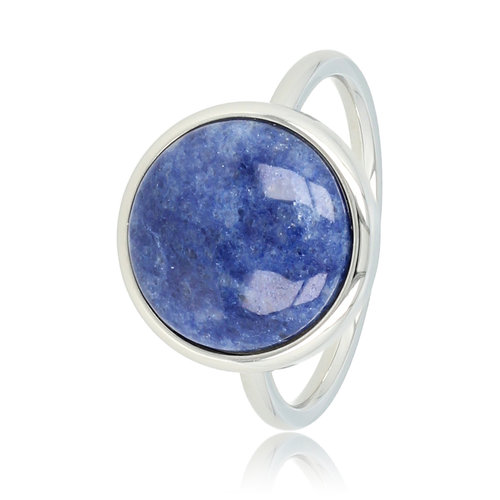 My Bendel Ring silver with Lapis Lazuli gemstone