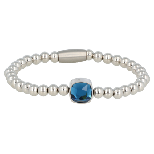 My Bendel Elastic Charm Bracelet With Crystal Glass Charm