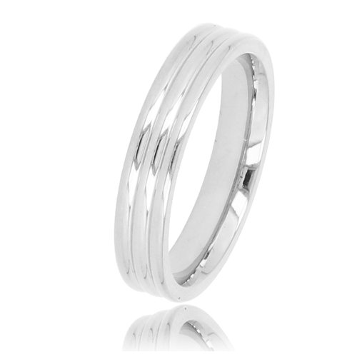 My Bendel Zilveren aanschuifring - Luxe uitstraling - 4mm breed