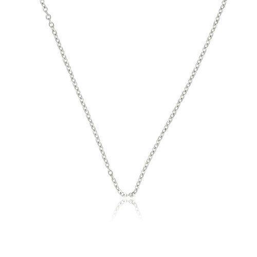My Bendel Fijne 1mm RVS Schakelketting - Zilverkleurig