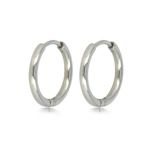 My Bendel Edelstalen oorring 18mm x 2mm