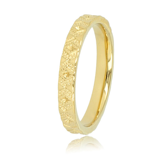 My Bendel Gouden ring met sterretjes - Tijdloze charme en elegantie