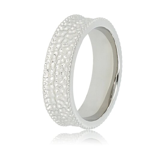 My Bendel Brede zilveren ring - Uniek ontwerp - Tijdloze elegantie