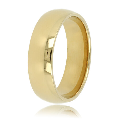 My Bendel Gouden stapelring 6mm - Gladde aanschuifring - Veelzijdig