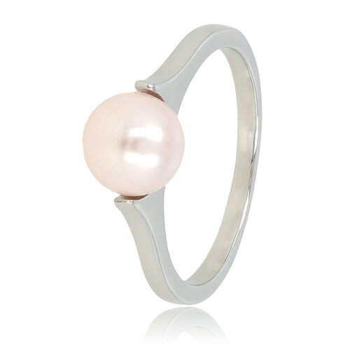 Small Dusky Pink Serendipity Pearl Ring in 9ct Rose Gold — Erin Cox