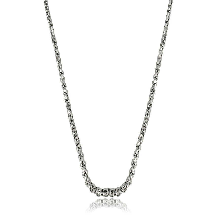 My Bendel Elegante zilveren schakelketting van 2,5 mm, verstelbaar van 42 + 5 cm. Perfect voor dagelijks gebruik en veelzijdige stijl. My Bendel