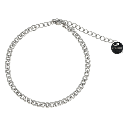 My Bendel 4 mm chunky silver link bracelet
