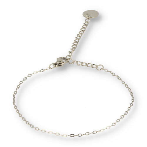 My Bendel * Link bracelet 1.4 mm - oval silver